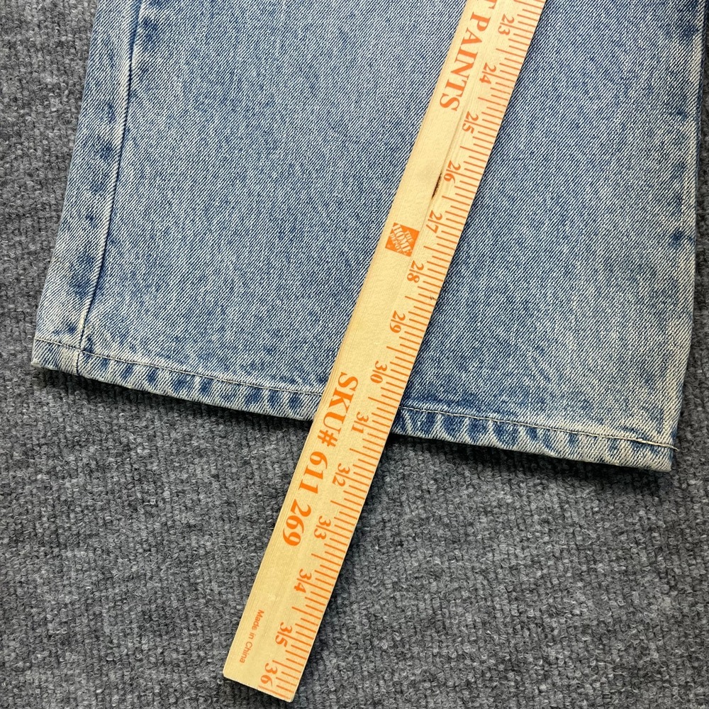 Xhilaration Flare Jeans Women's 22W Blue Cotton Denim Pockets Zip Fly - 39X31 - Picture 6 of 11
